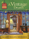 Cover image for A Vintage Death